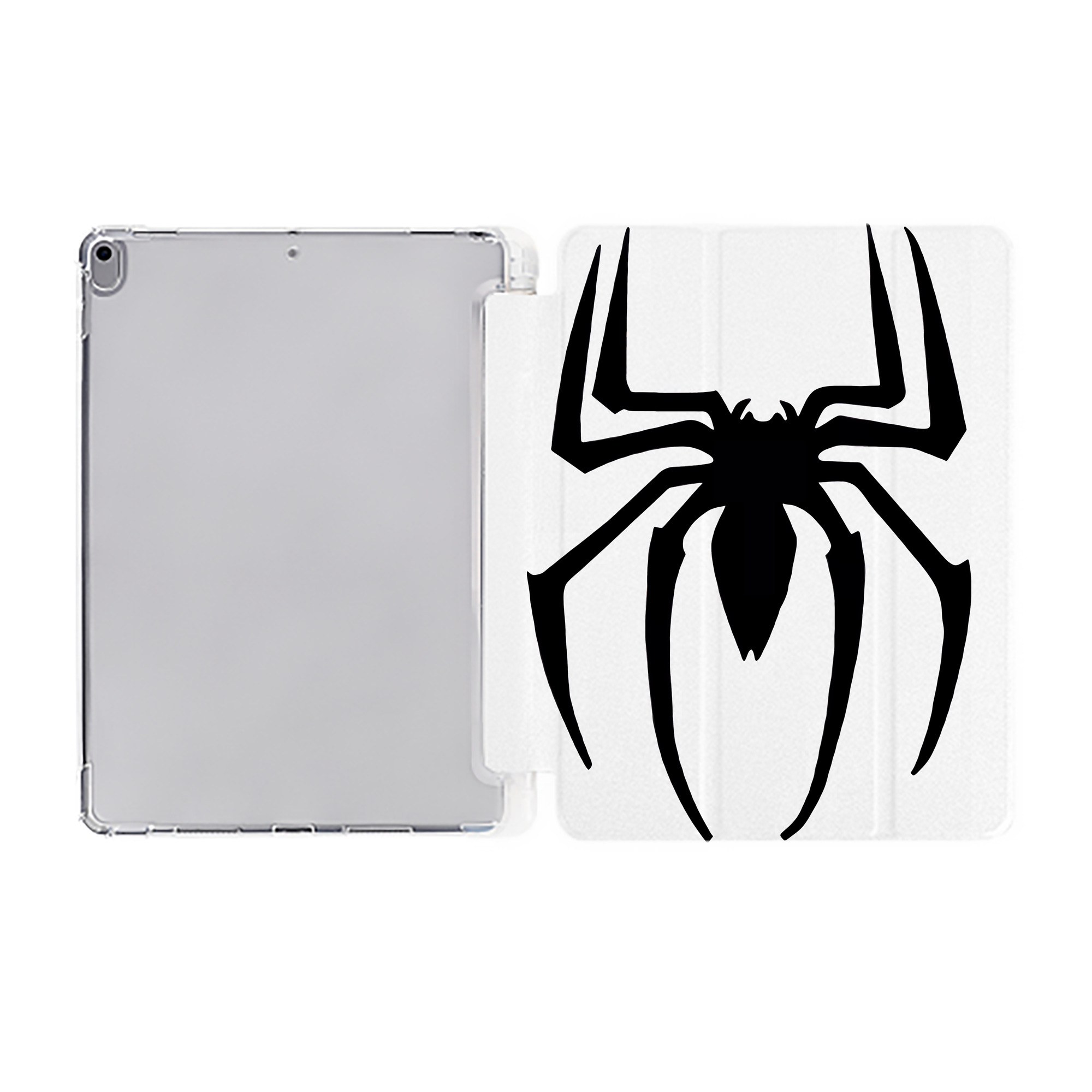 （画像用） Spider Man スパイダーマン IPad ケース ペン収納付き 三つ折りスタンド PUレザー×シリコン 対応機種9.5/10.5/10.9インチ